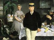 Edouard Manet Fruhstuck im Atelier Spain oil painting artist